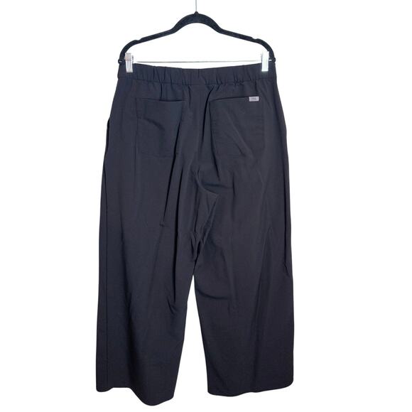 Figs Pro High Waisted Black Wide Leg Pleated Trouser XL - Picture 5 of 9